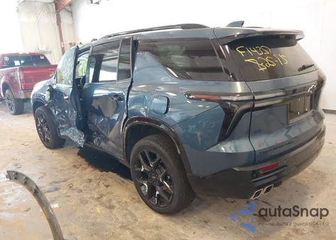 2025 Chevrolet Traverse Awd Rs из США, поврежденный, VIN 1GNEVLRS9SJ262441